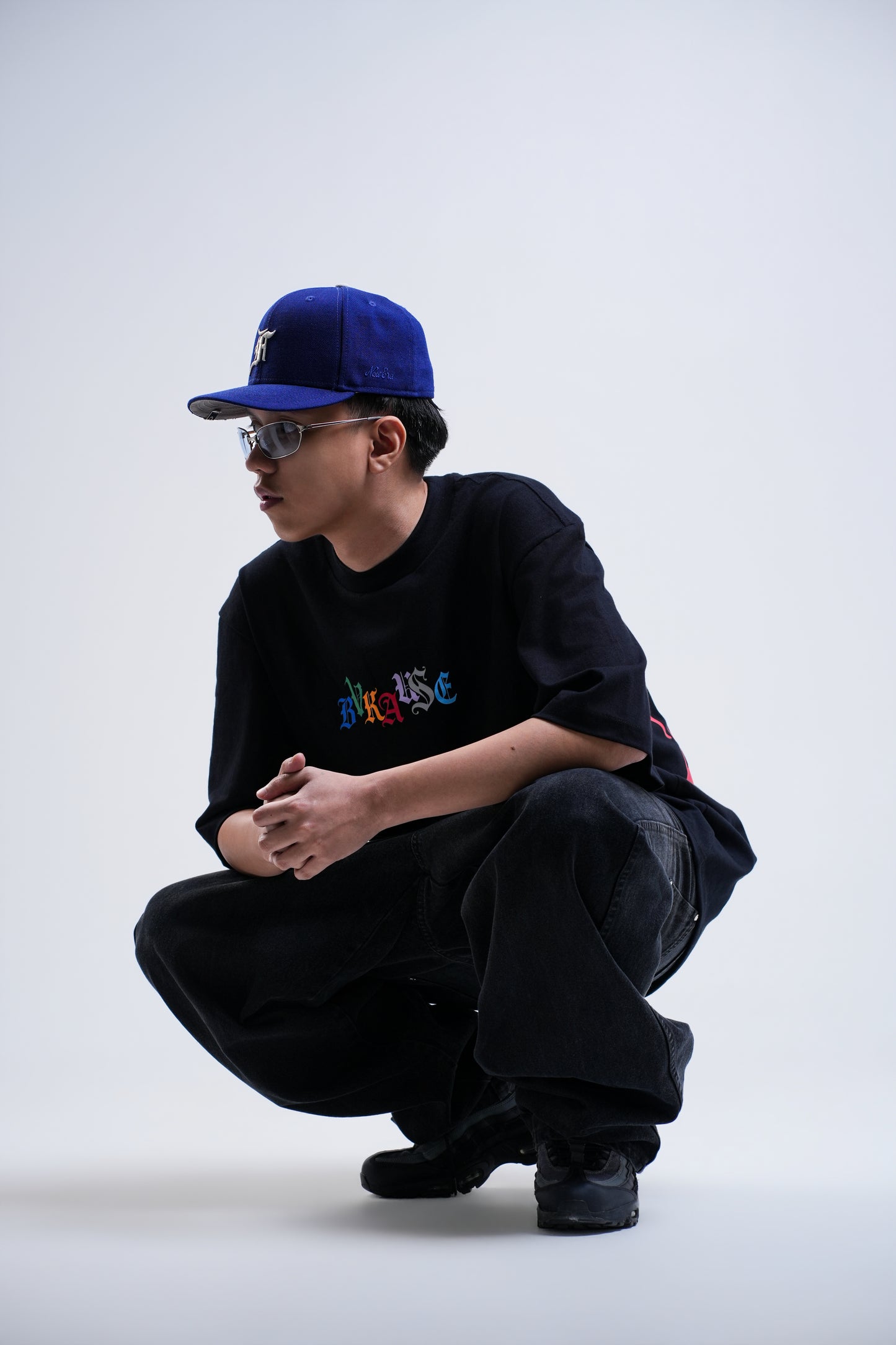 BVK SPECTRUM TEE - OVERSIZED BOXY FIT - OBSIDIAN BLACK