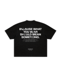 BVK THE INTENT TEE - BOXY CROPPED FIT - OBSIDIAN BLACK