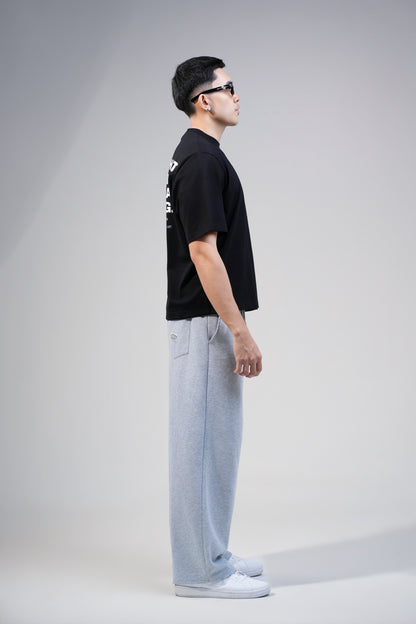 BVK THE INTENT TEE - BOXY CROPPED FIT - OBSIDIAN BLACK