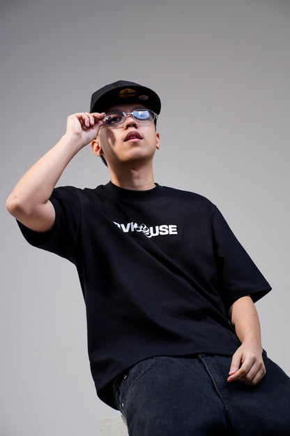 BVK THE INTENT TEE - BOXY CROPPED FIT - OBSIDIAN BLACK