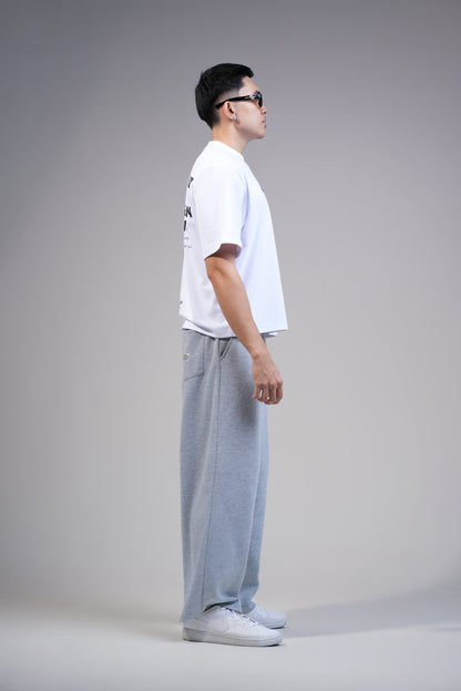 BVK THE INTENT TEE - BOXY CROPPED FIT - CLOUD WHITE