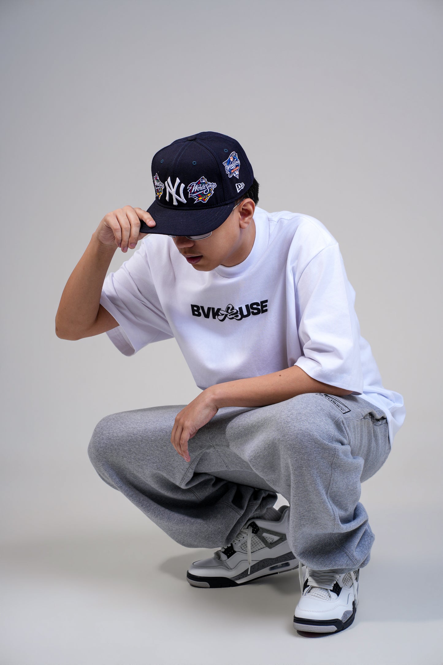 BVK THE INTENT TEE - BOXY CROPPED FIT - CLOUD WHITE