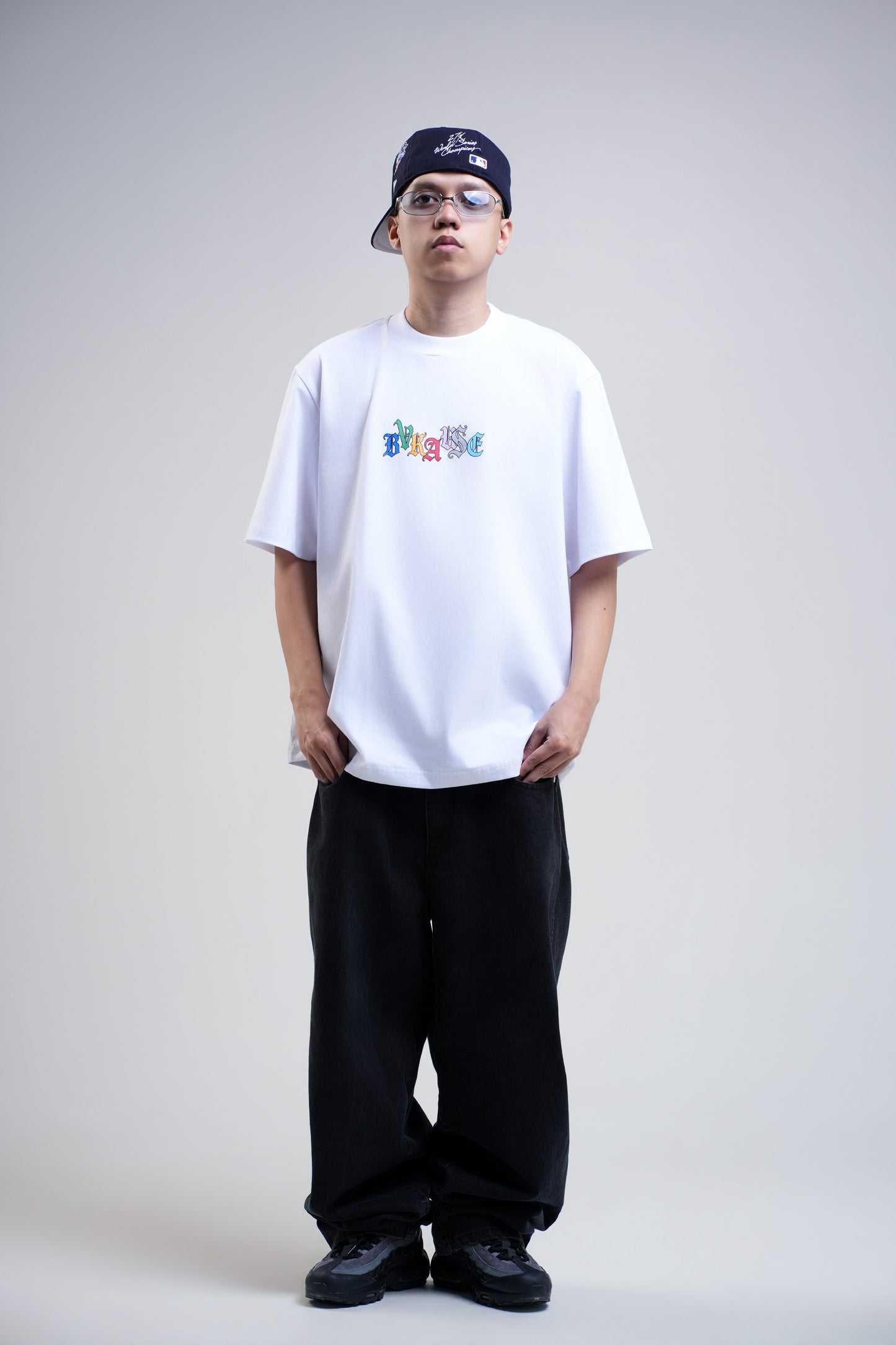 BVK SPECTRUM TEE - OVERSIZED BOXY FIT - CLOUD WHITE