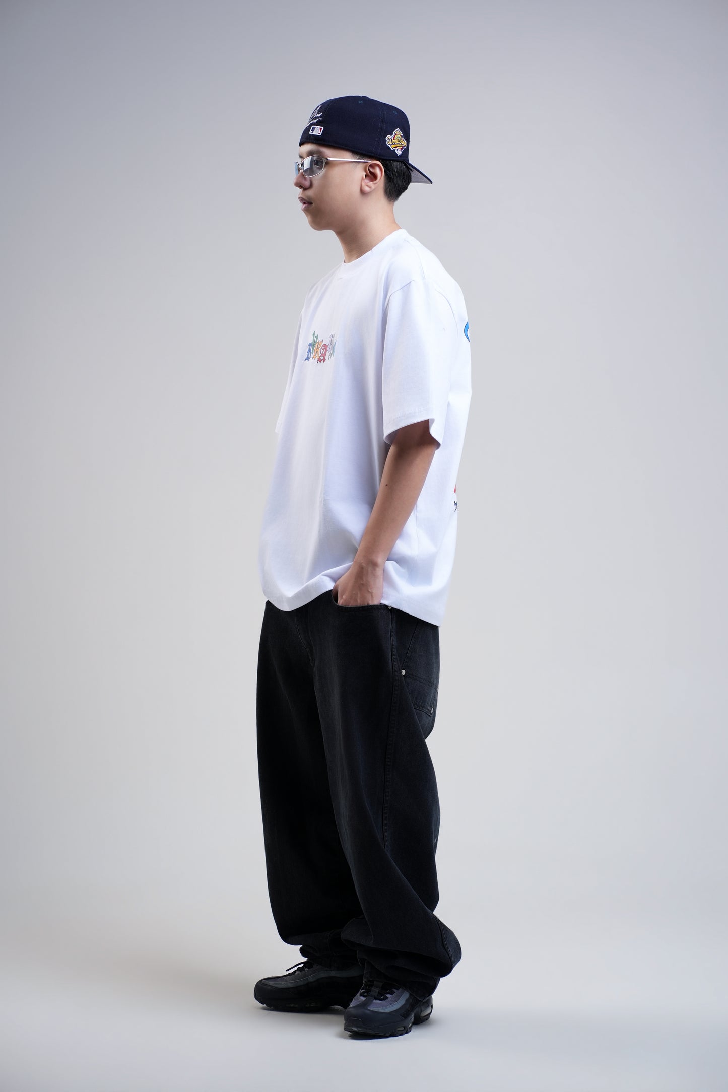 BVK SPECTRUM TEE - OVERSIZED BOXY FIT - CLOUD WHITE