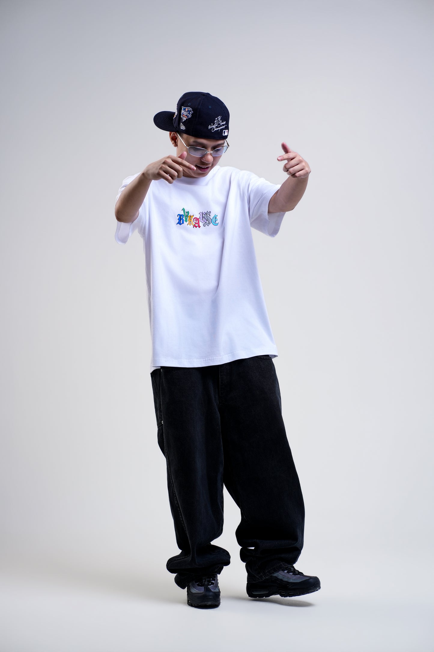 BVK SPECTRUM TEE - OVERSIZED BOXY FIT - CLOUD WHITE