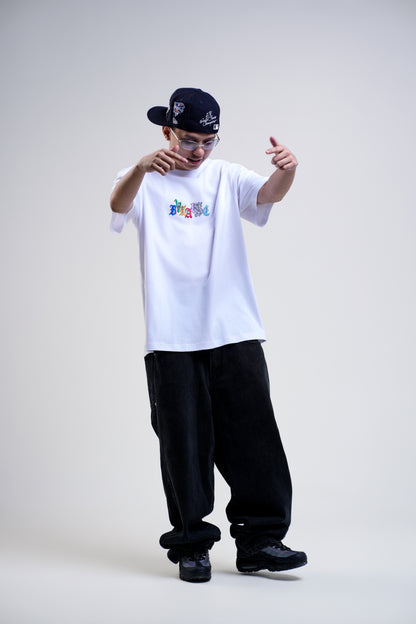 BVK SPECTRUM TEE - OVERSIZED BOXY FIT - CLOUD WHITE