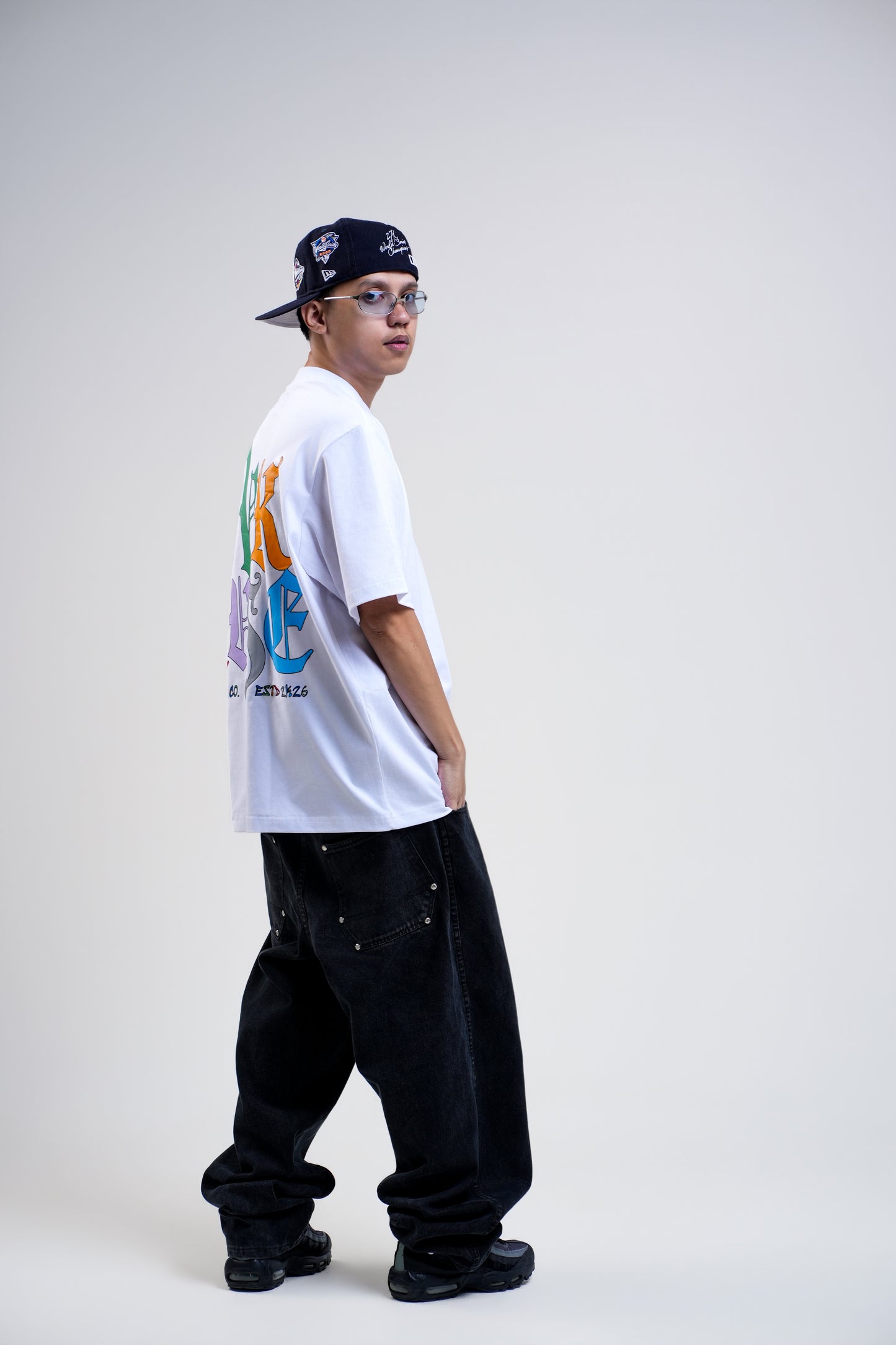 BVK SPECTRUM TEE - OVERSIZED BOXY FIT - CLOUD WHITE
