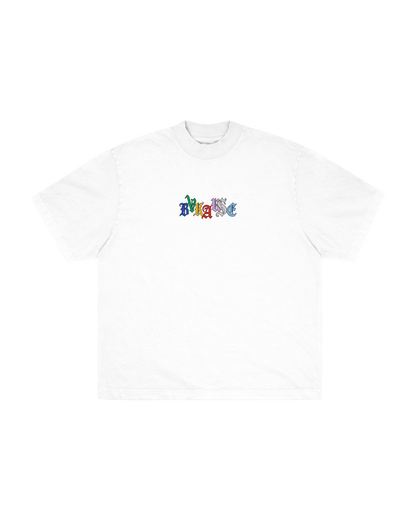 BVK SPECTRUM TEE - OVERSIZED BOXY FIT - CLOUD WHITE