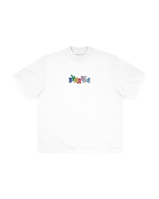 BVK SPECTRUM TEE - OVERSIZED BOXY FIT - CLOUD WHITE