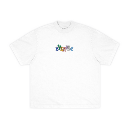 BVK SPECTRUM TEE - OVERSIZED BOXY FIT - CLOUD WHITE