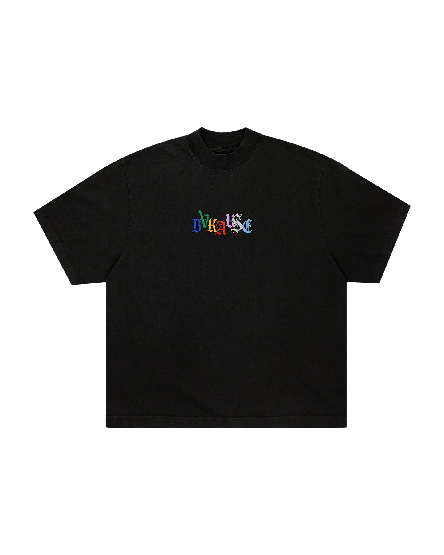 BVK SPECTRUM TEE - OVERSIZED BOXY FIT - OBSIDIAN BLACK