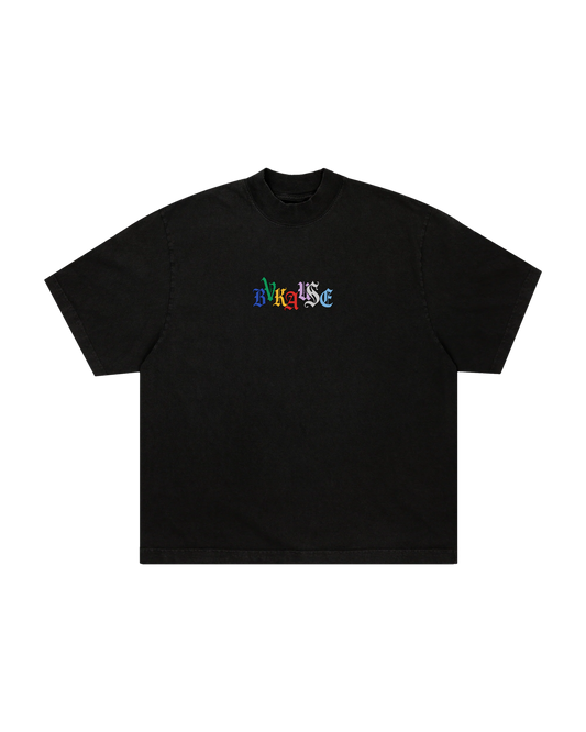 BVK SPECTRUM TEE - OVERSIZED BOXY FIT - OBSIDIAN BLACK