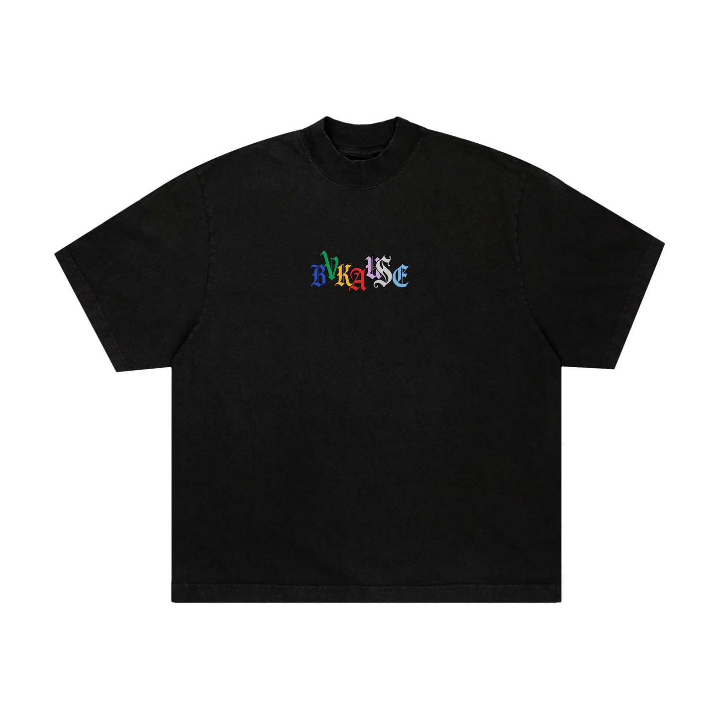 BVK SPECTRUM TEE - OVERSIZED BOXY FIT - OBSIDIAN BLACK