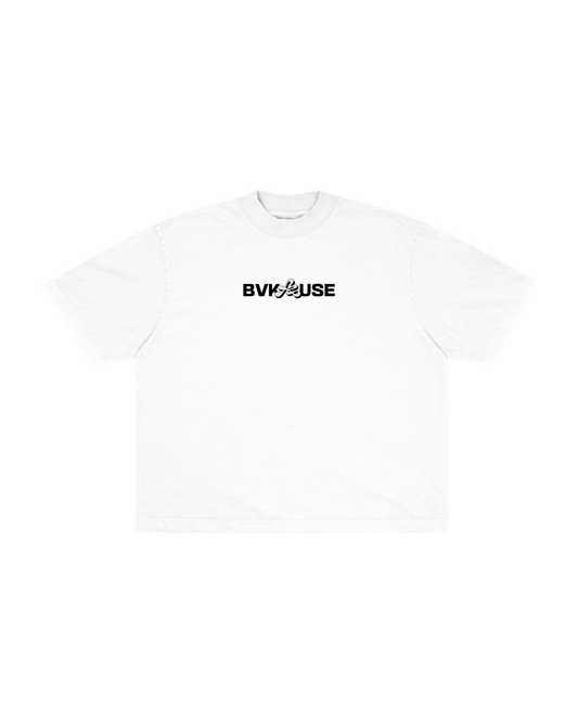 BVK THE INTENT TEE - BOXY CROPPED FIT - CLOUD WHITE