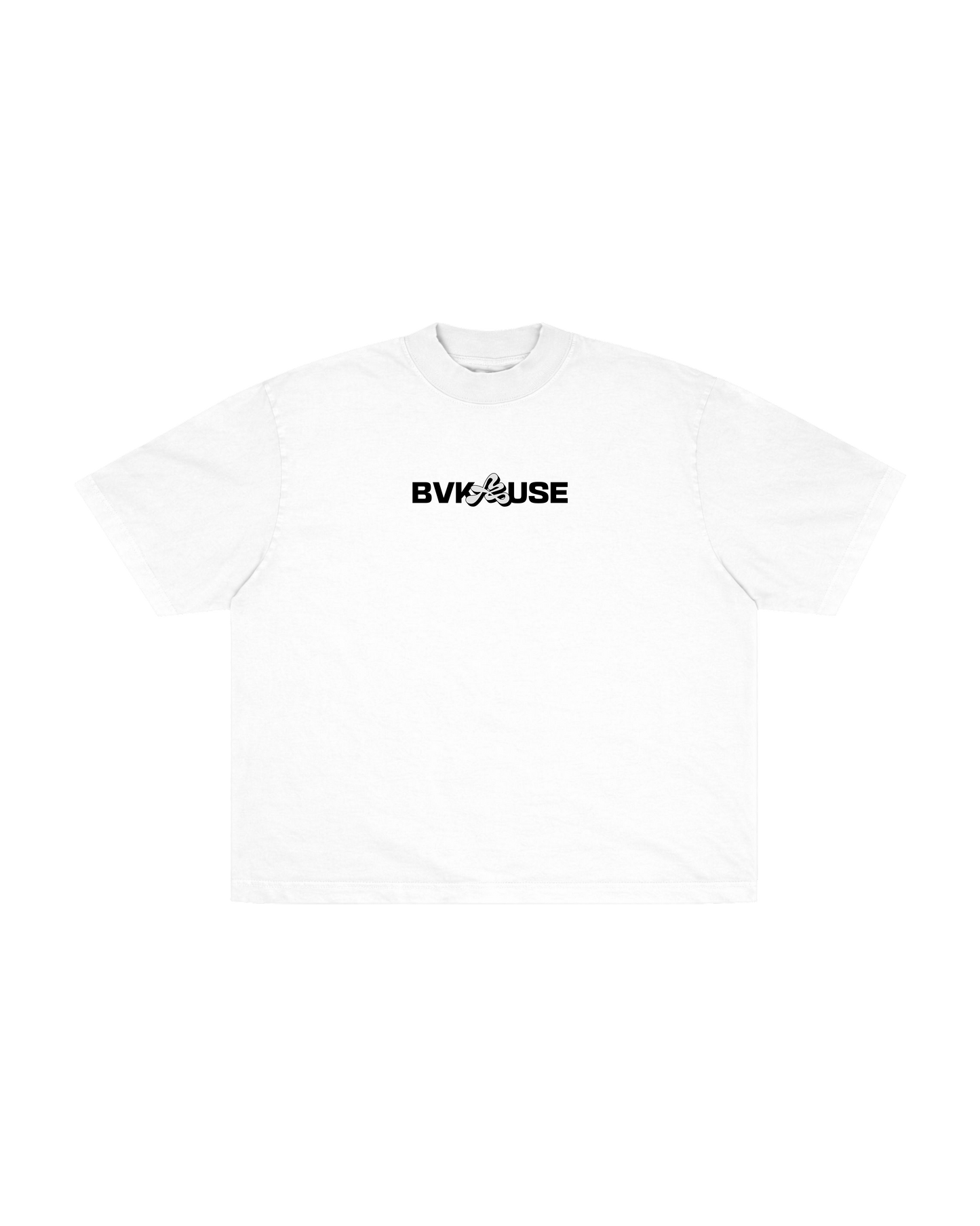 BVK THE INTENT TEE - BOXY CROPPED FIT - CLOUD WHITE