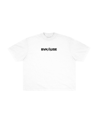 BVK THE INTENT TEE - BOXY CROPPED FIT - CLOUD WHITE