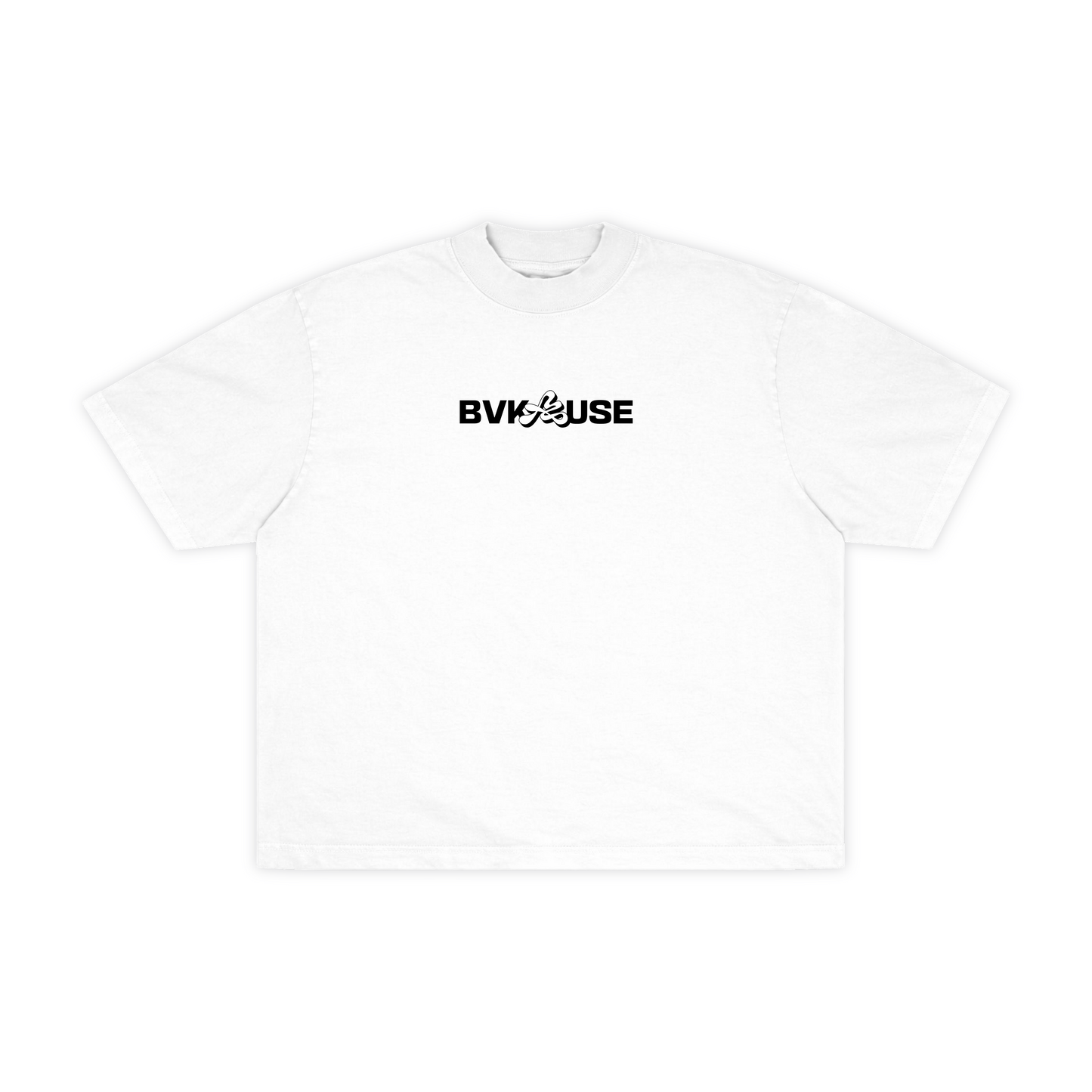 BVK THE INTENT TEE - BOXY CROPPED FIT - CLOUD WHITE