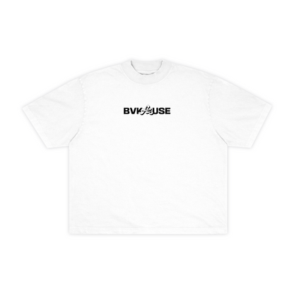 BVK THE INTENT TEE - BOXY CROPPED FIT - CLOUD WHITE