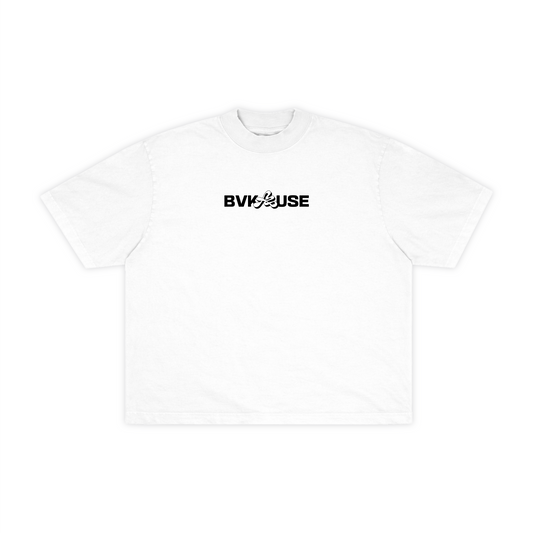 BVK THE INTENT TEE - BOXY CROPPED FIT - CLOUD WHITE