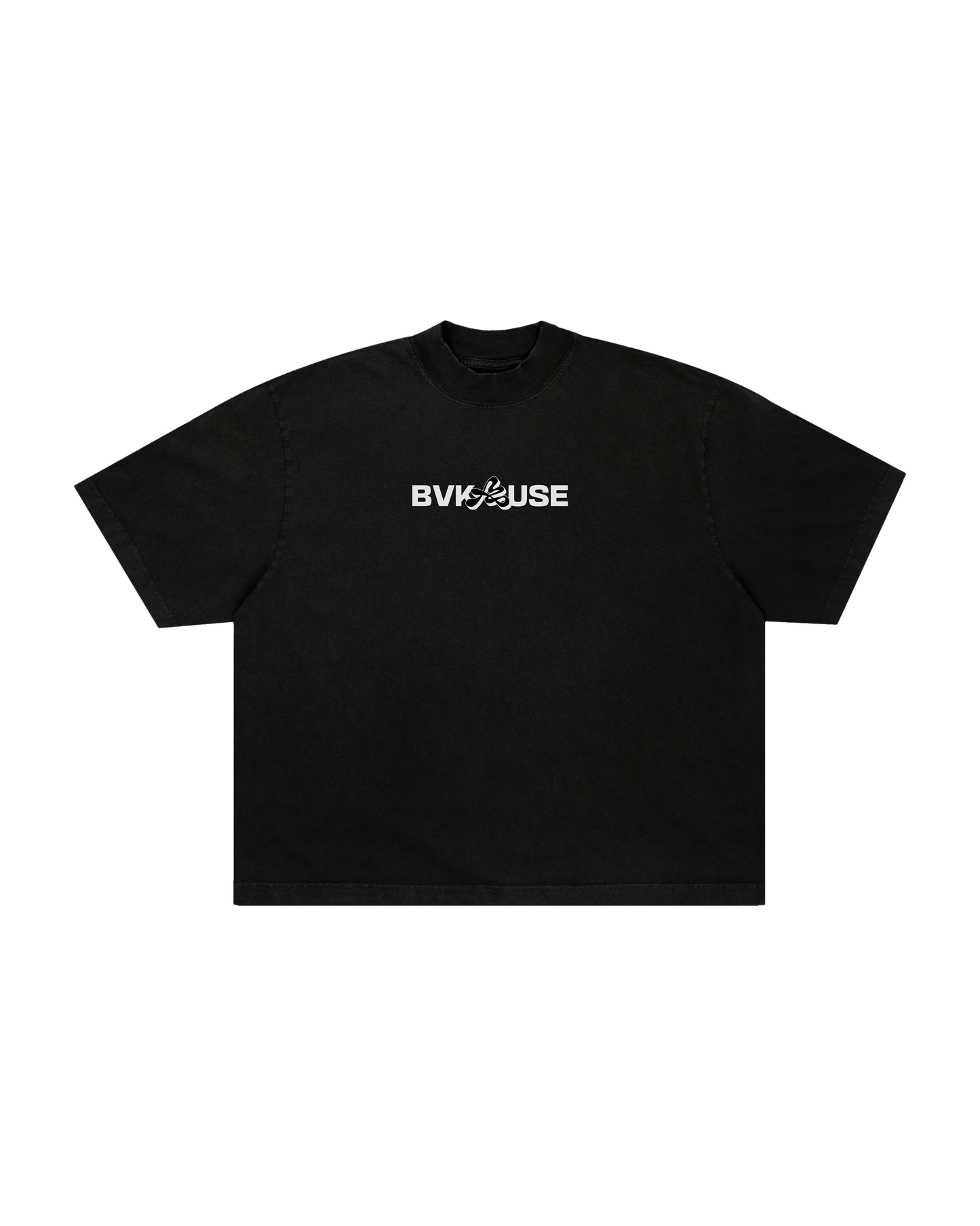 BVK THE INTENT TEE - BOXY CROPPED FIT - OBSIDIAN BLACK