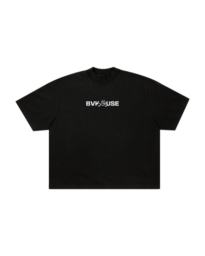 BVK THE INTENT TEE - BOXY CROPPED FIT - OBSIDIAN BLACK