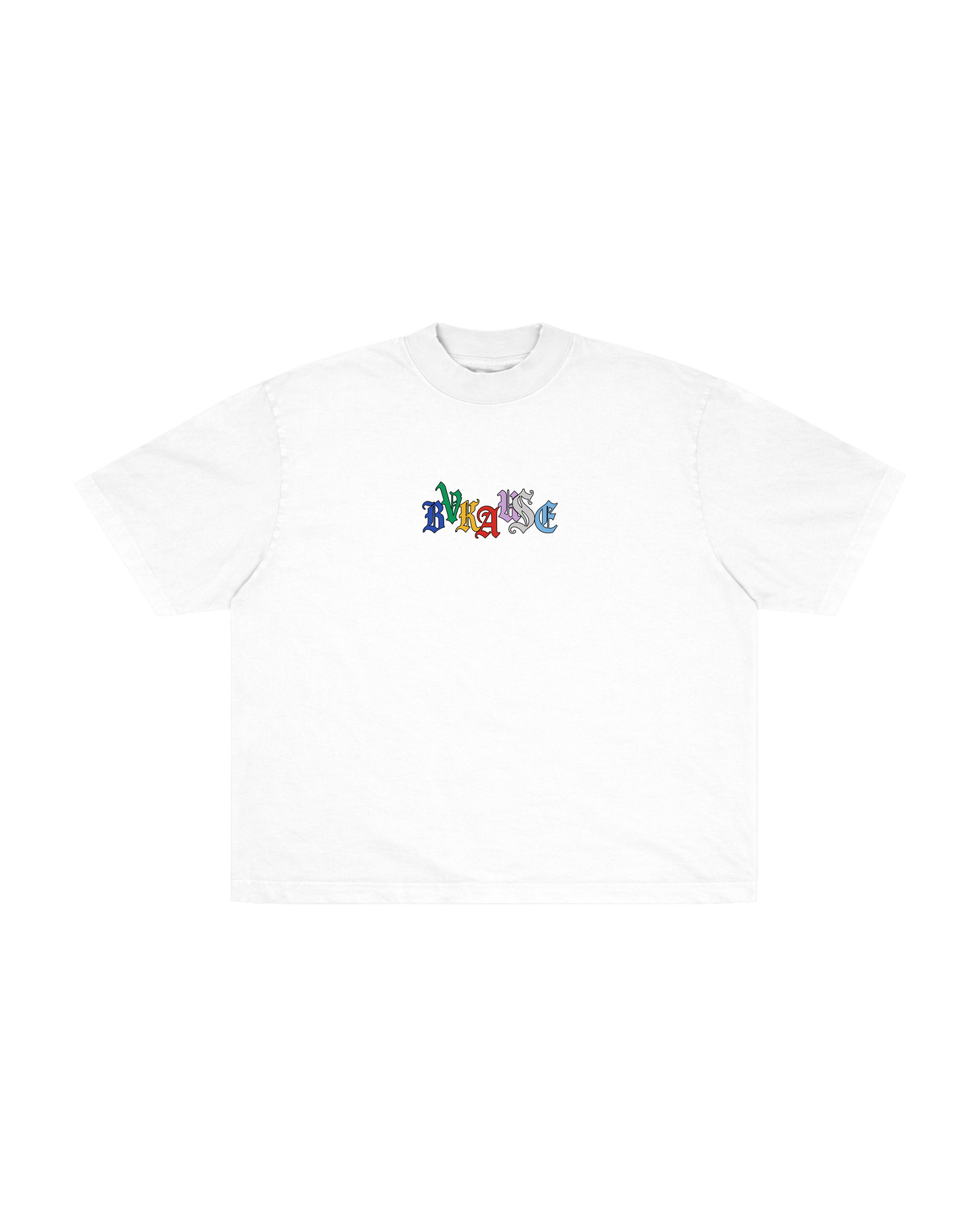 BVK SPECTRUM TEE - BOXY CROPPED FIT - CLOUD WHITE